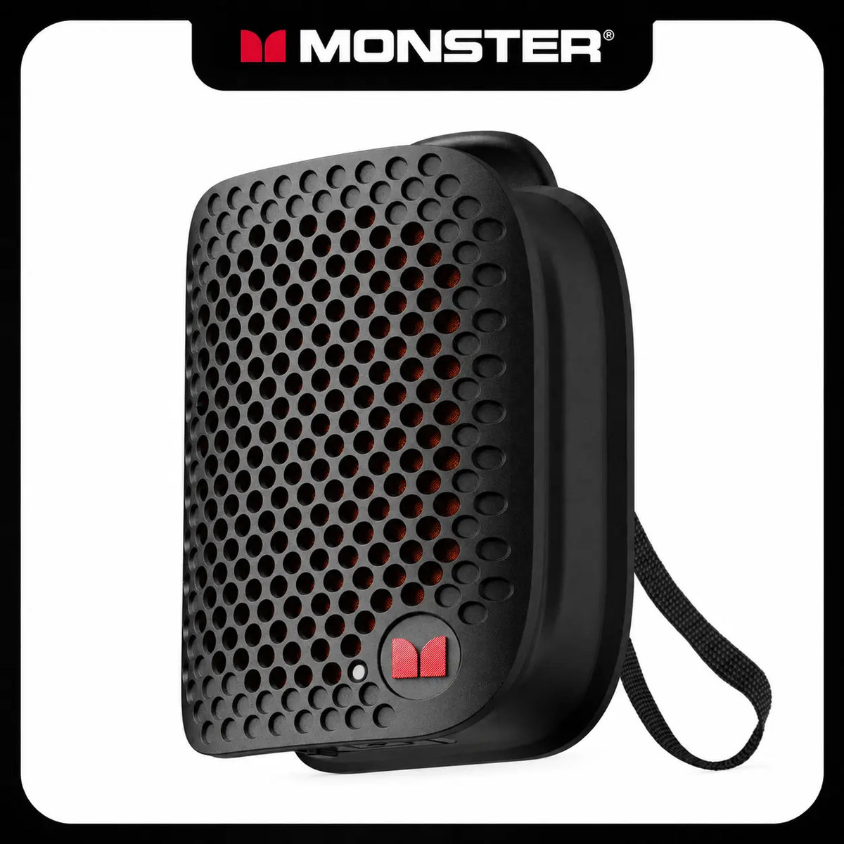 MONSTER M3 Mini Bluetooth Speaker, Magnetic Clip-On Wearable Wireless Device with TWS Stereo Sound, Speaker Cleaner Sound, IPX7 Waterproof, 80G Lightweight Portable for Outdoor Activities, Tiktokshopbacktoschool