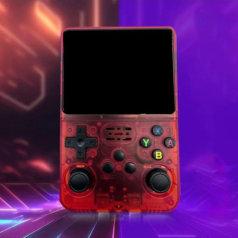 Upgraded R36S Vintage Handheld Gaming Console, Multi-Color Options, IPS Full-Angle HD Display, Durable ABS Plastic Construction, Built-In Li-Ion 3000Mah Rechargeable Battery for Long-Lasting Performance