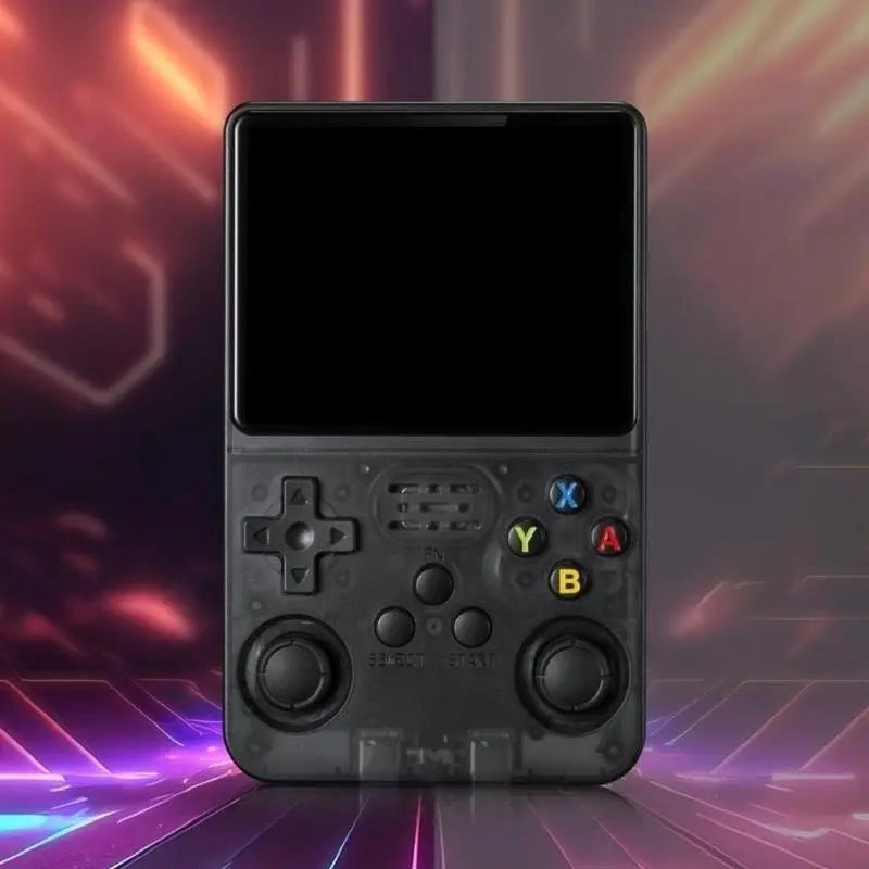 Upgraded R36S Vintage Handheld Gaming Console, Multi-Color Options, IPS Full-Angle HD Display, Durable ABS Plastic Construction, Built-In Li-Ion 3000Mah Rechargeable Battery for Long-Lasting Performance